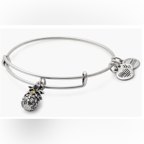 Alex and Ani silver finish; pineapple charm. Pineapples represent welcome. - Picture 1 of 4